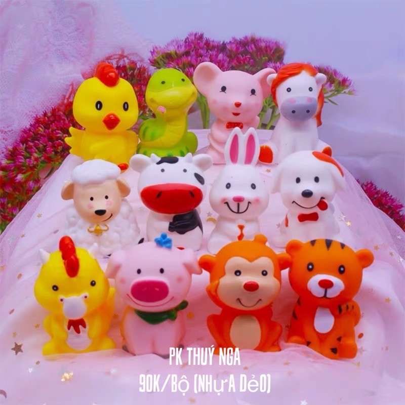 Bộ 12 con giáp (nhựa)-Q2472