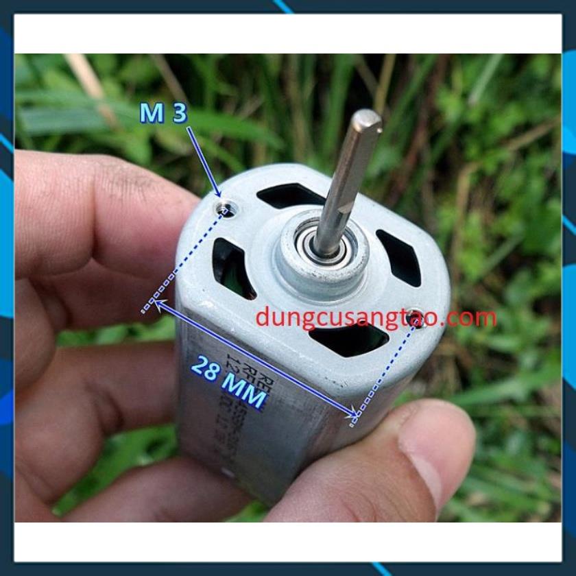 Motor 545 12 - 24V  / Động cơ 545 12-24V 6000-12000 vòng/phút cao cấp
