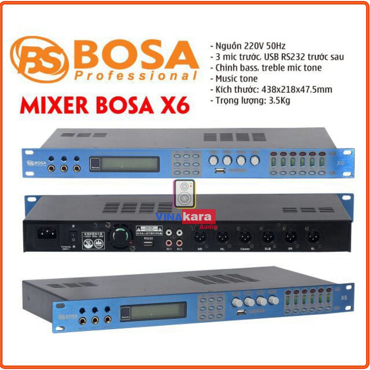 Vang số Bosa X6 Chính hãng