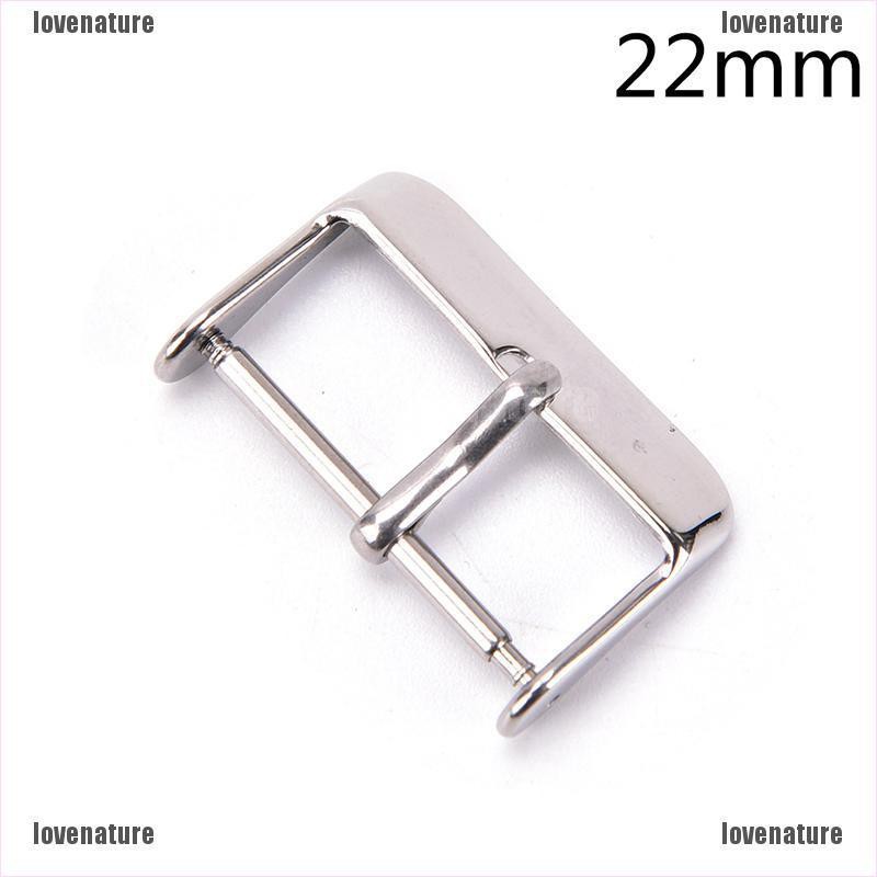 [LOVE] 1pc 16 18 20 22 24mm Stainless Steel Needle Buckle Parts Watch Band Strap Clasp [OL]