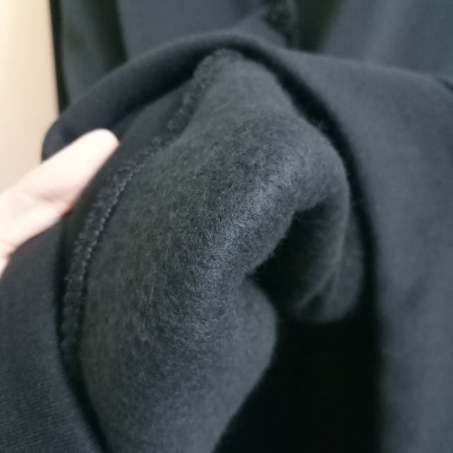 [ĐỦ SIZE - Kèm hình thật] Hoodie nỉ dày đen trơn black basic hoodie unisex