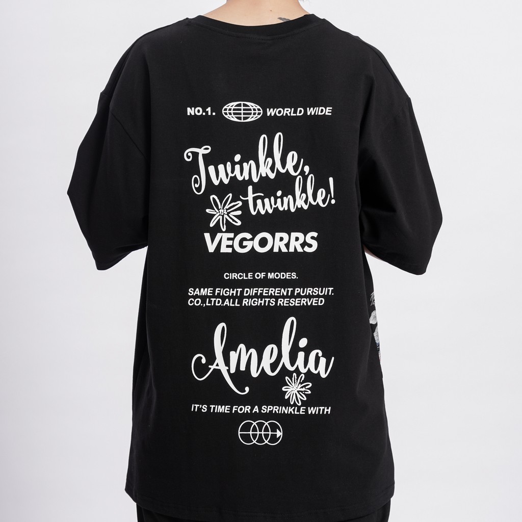 Áo thun VEGORRS N7 Unisex phông trơn nam nữ tay lỡ mùa hè oversize form rộng thời trang phong cách Hàn Quốc | BigBuy360 - bigbuy360.vn