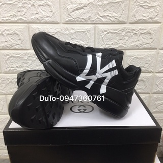[TẶNG HỘP+BILL] Giày 𝐆𝐮𝐜𝐜𝐢 FULL ĐEN NY TRẮNG hàng đẹp size 36->44