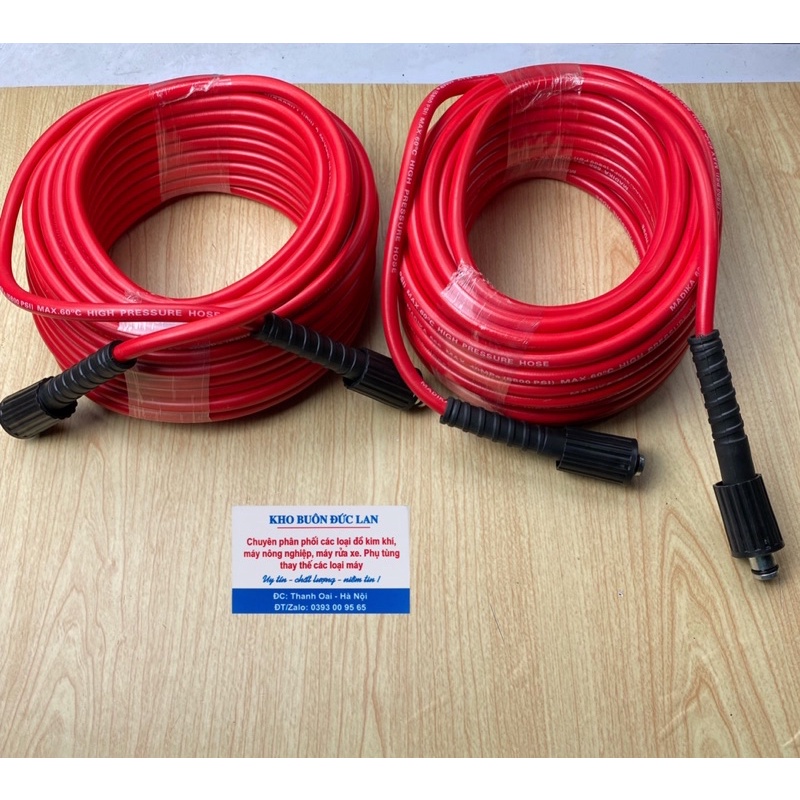 DÂY RỬA XE ÁP LỰC CAO SIÊU MỀM - DẺO 20 Mét-15 Mét- 10 Mét. DÂY RỬA XE CỦA MÁY RỬA XE GIA ĐÌNH