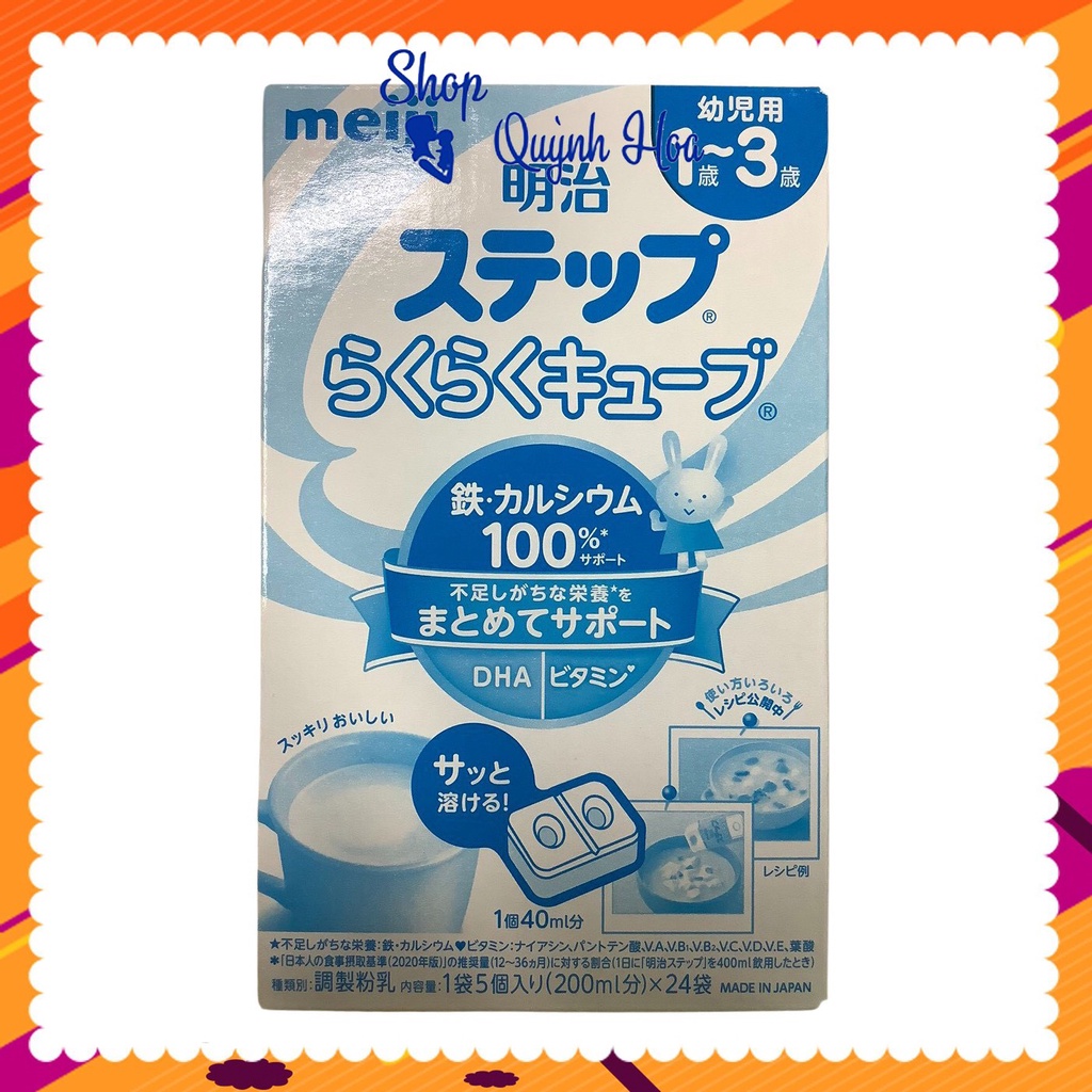Sữa Meiji nội địa Nhật [CHÍNH HÃNG] hộp sắt 800g / hộp giấy dạng thanh số 0-1, 648g  / số 1-3, 672g [TEM PHỤ TIẾNG VIỆT]