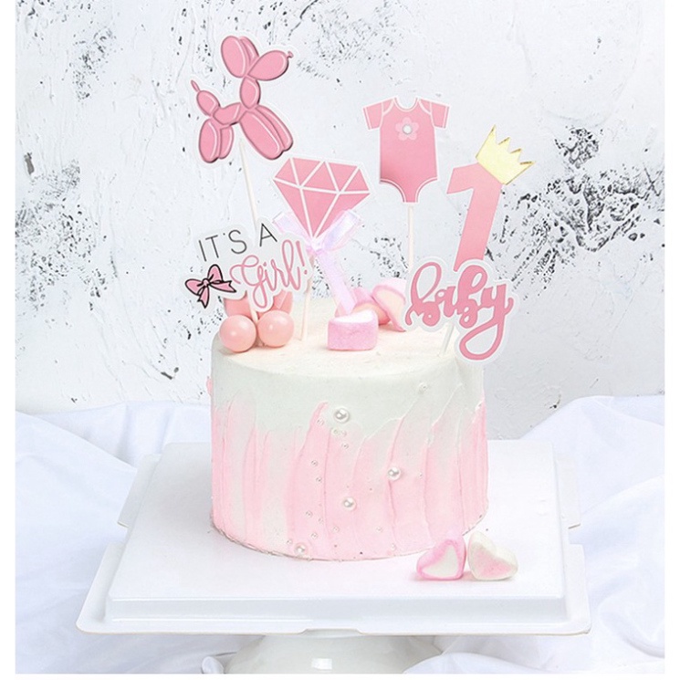 topper bánh kem [FREESHIP❤️] set cắm  baby trang trí bánh kem