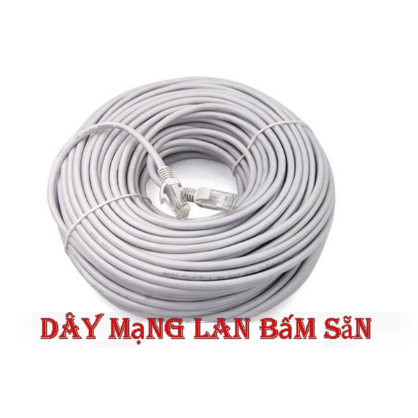 DÂY MẠNG 5m, 10m, 15m, 20m ,25m dây mạng đã bấm 2 đầu