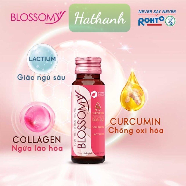 Collagen Blossomy - sáng da, khoẻ dạ dày - Hộp 10 chai | BigBuy360 - bigbuy360.vn