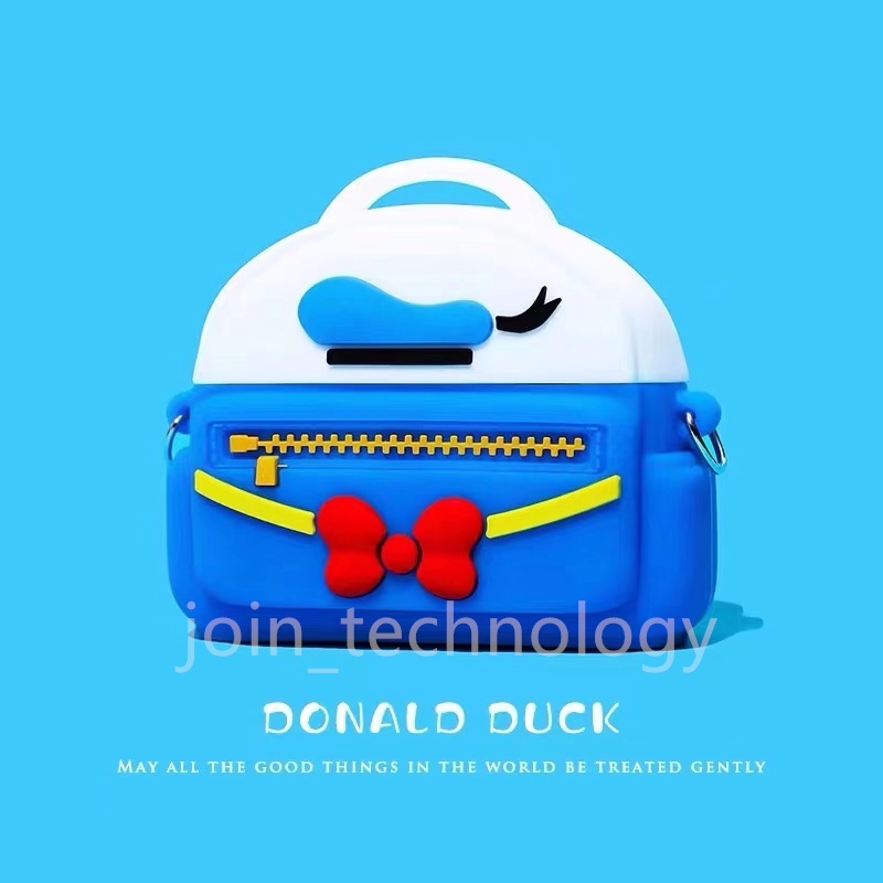 Vỏ Bảo Vệ Hộp Sạc Tai nghe không dây Airpods 1 / 2 / Pro Hình Hoạt Hình Dễ Thương