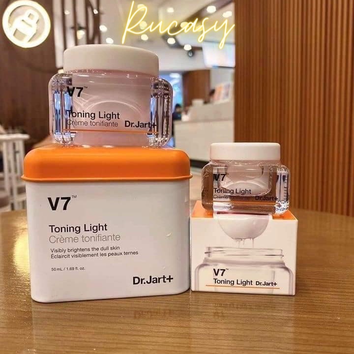 Kem Dưỡng Trắng, Hỗ Trợ Giảm Thâm Mụn, Nám Da Dr.Jart+ V7 Toning Light 50ml