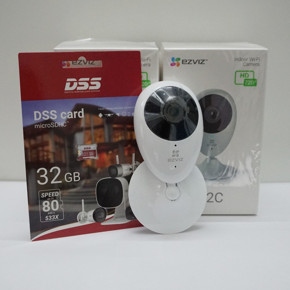 Camera Ezviz C2C HD720P Kèm Thẻ Nhớ 32GB DSS Chính Hãng Bảo Hành 2 Năm Đổi Mới