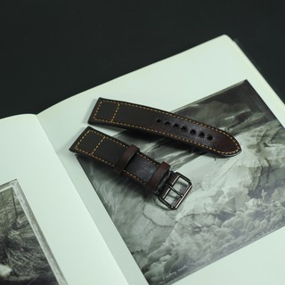 Dây đồng hồ Da bò nam - Đồ da Handmade DTD042