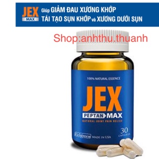 ✅ (CHÍNH HÃNG) JEX MAX Viên uống hỗ trợ điều trị viêm khớp - bổ khớp, tái tạo sụn khớp,
