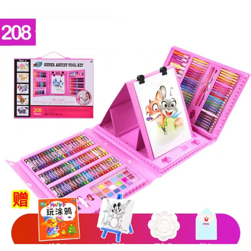 Bộ Bút Màu 208 Chi Tiết  Cao Cấp