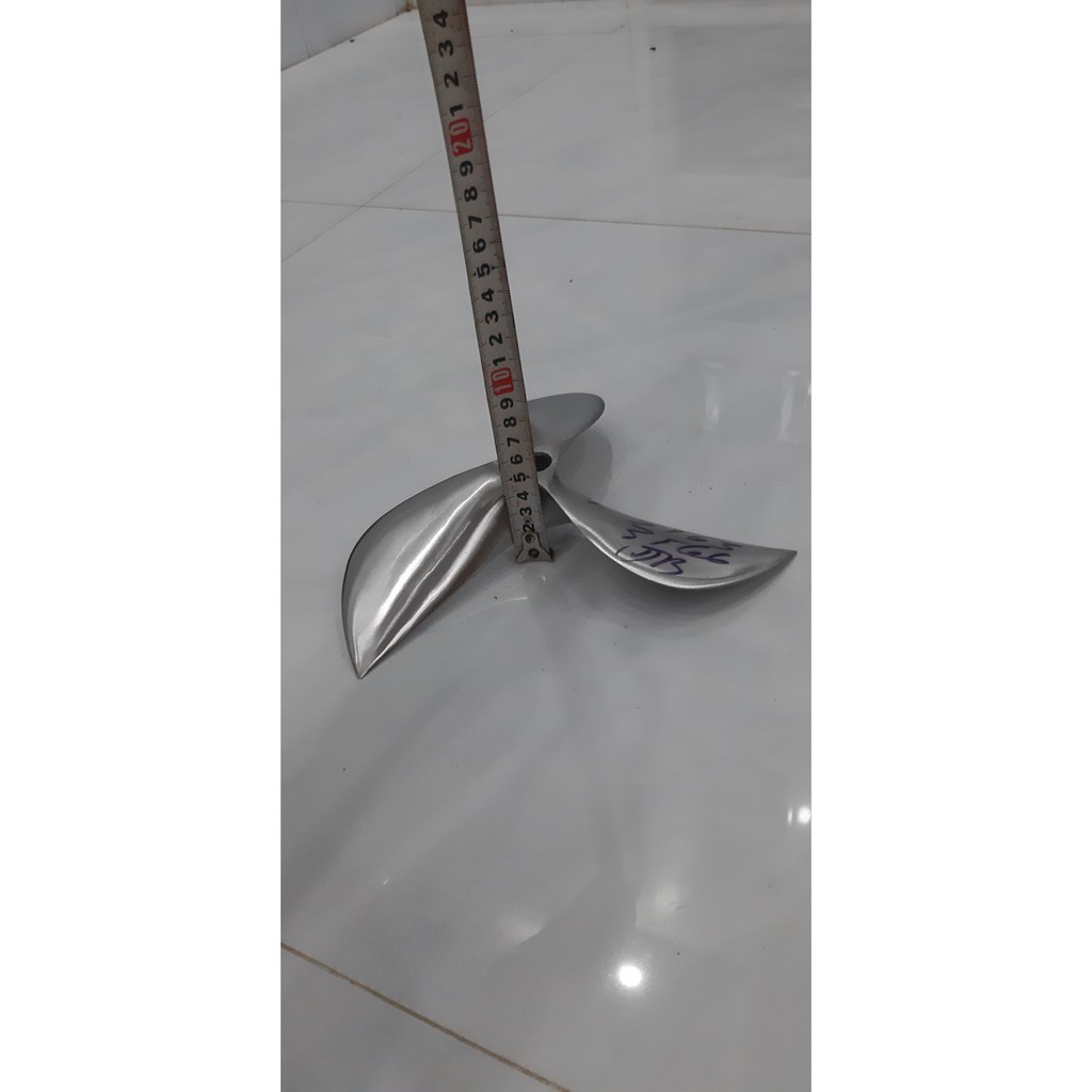 Chân vịt inox ba cánh dùng cho máy xăng cốt xéo máy 8,0 đến 8,5 hp