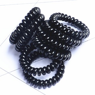 Dây Buộc Tóc soắn đen Cá Tính
