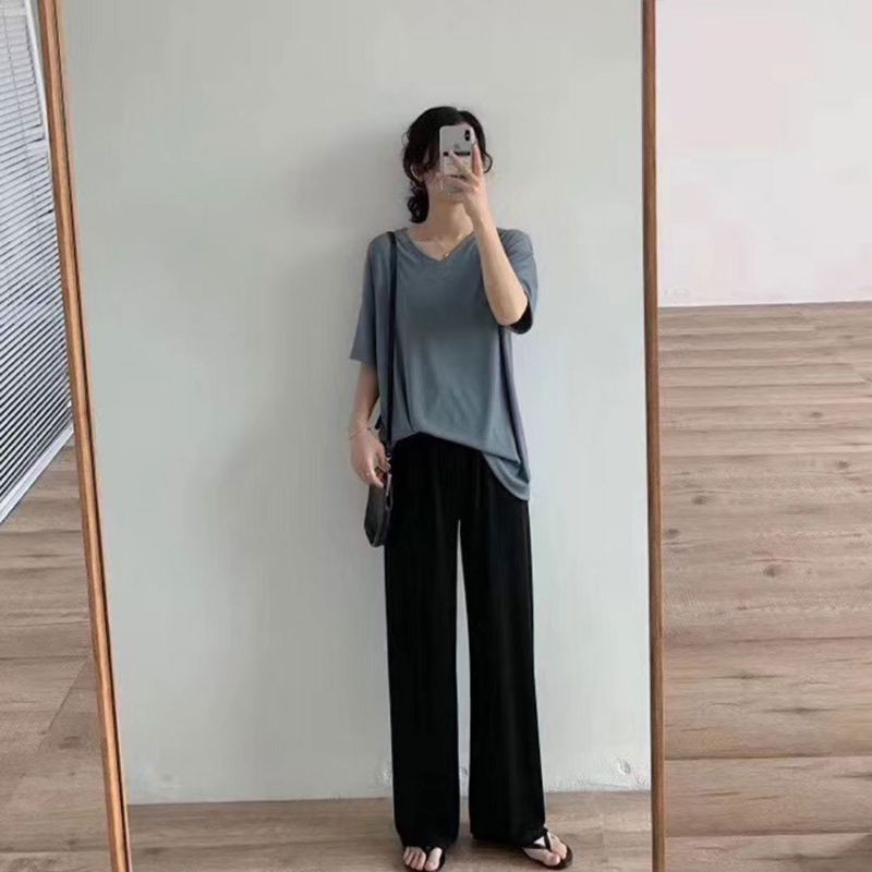 Quần ống rộng gân tăm_NuciFera