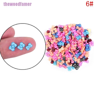Set 250 Miếng Dán Đất Sét Polymer Trang Trí Móng Tay Nghệ Thuật
