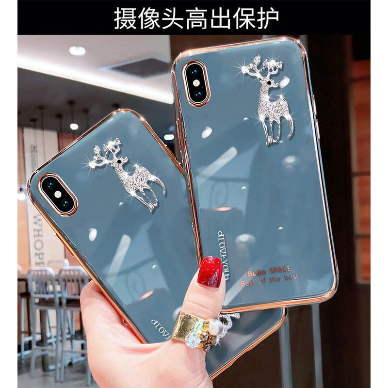 Ốp điện thoại silicon mạ điện chống rơi cho Iphone 6+ 6s+ 7 8 + X Xs Xr Xs Max 11 11 pro 11 promax 12 12 pro 12promax