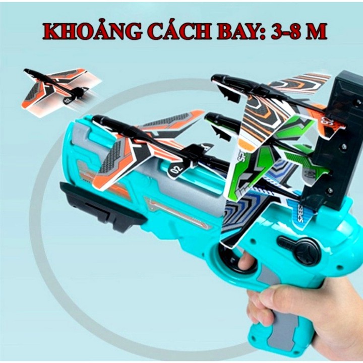 Súng Đồ Chơi Bắn Máy Bay Dành Cho Trẻ Em , Đồ Chơi Súng Phóng Máy Bay Lượn Mô Hình Trẻ Em