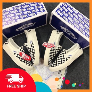 giày vans caro slip on _Năng Động_Trẻ Trung_Cá Tính