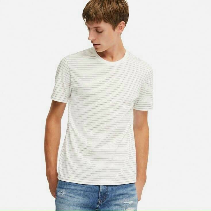 Áo thun kẻ ngang uni cotton