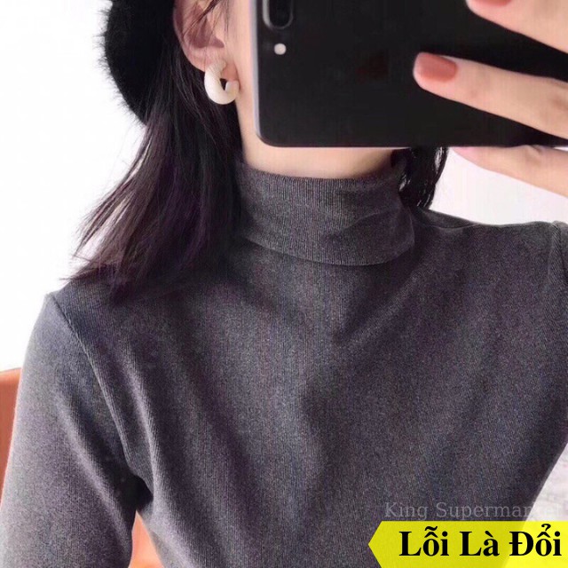 Áo Giữ Nhiệt Nữ Motie Cổ 3cm Xuất Nhật Túi Zip