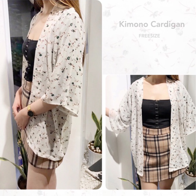 Áo Kimono Hoa Siêu Phẩm new