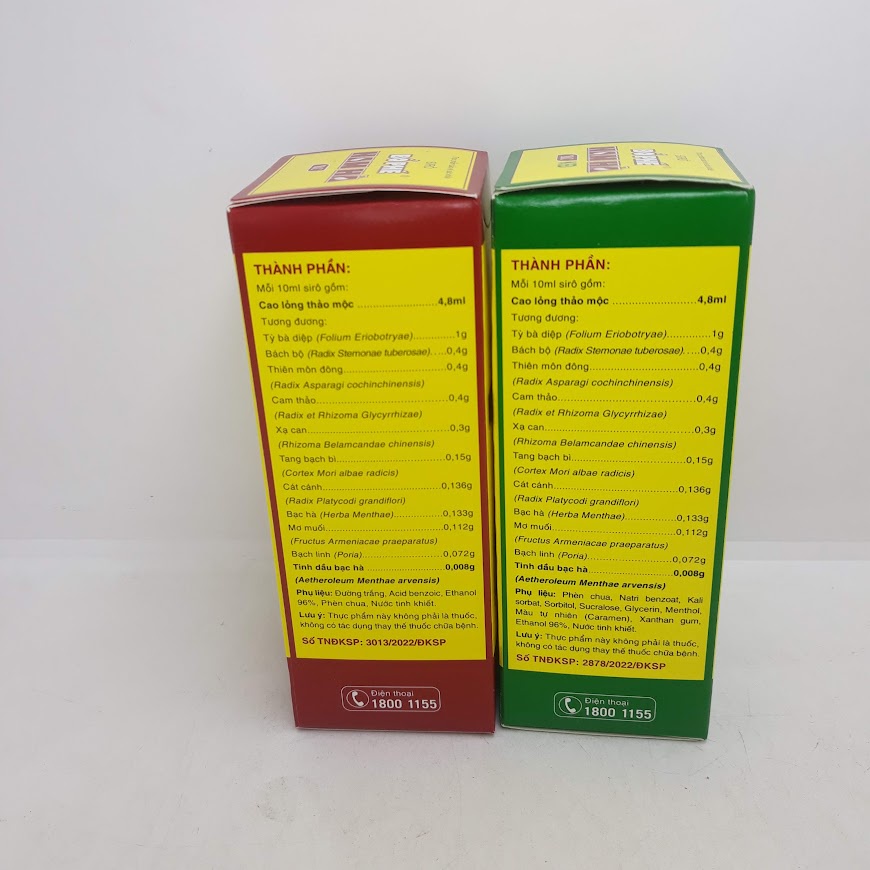 Mẫu Mới]TPBVSK Siro Bổ Phế Nam Hà XC Chai 125ml DP Nam Hà