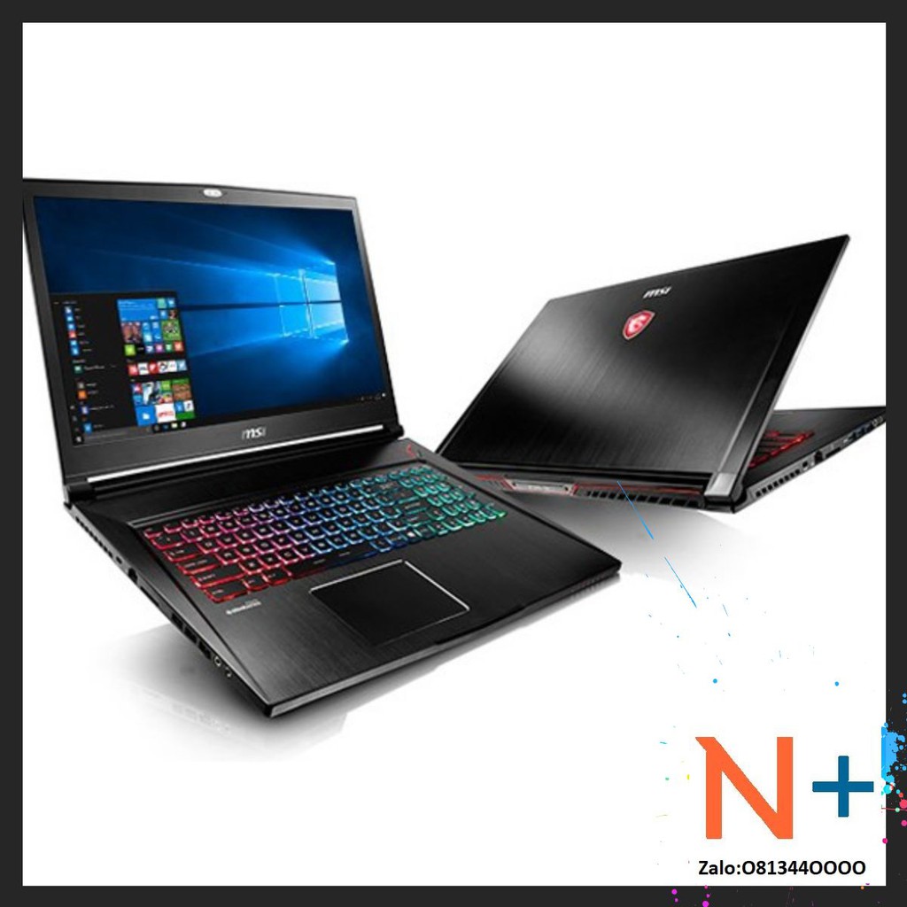 Laptop MSI GS63VR dòng máy gaming cho các game thủ chuyên nghiệp giá rẻ tại VN