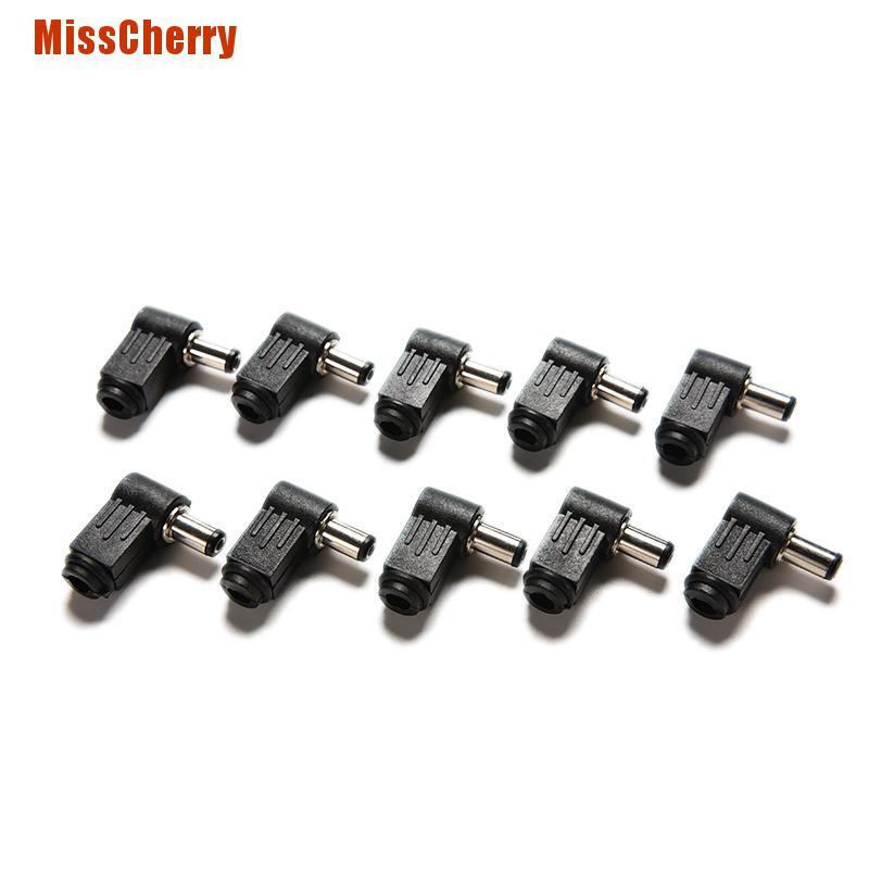 Bộ 10 Đầu Nối Nguồn Dc 2.1x5.5mm Chất Lượng Cao