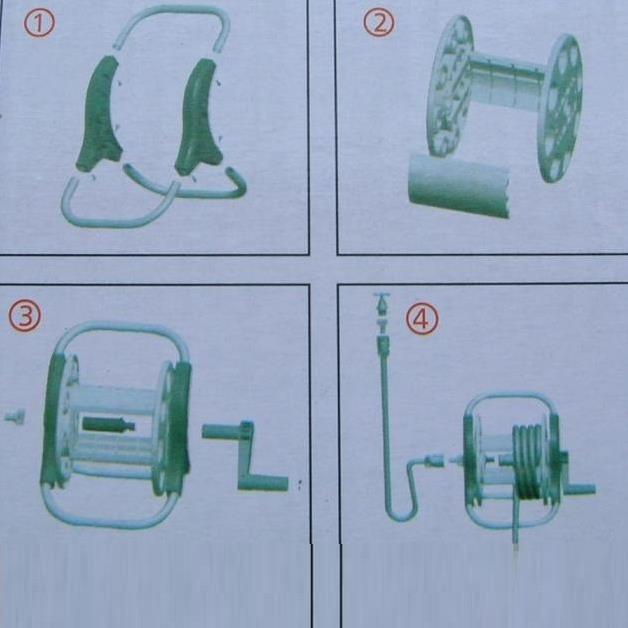 Bộ cuộn ống tưới, Bộ khung lô cuốn dây tưới loại 1