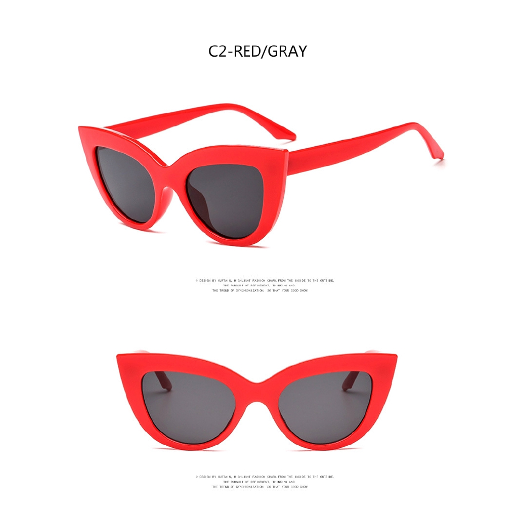 Kính mát gọng mắt mèo phong cách Âu Mỹ thời trang cho nam nữ