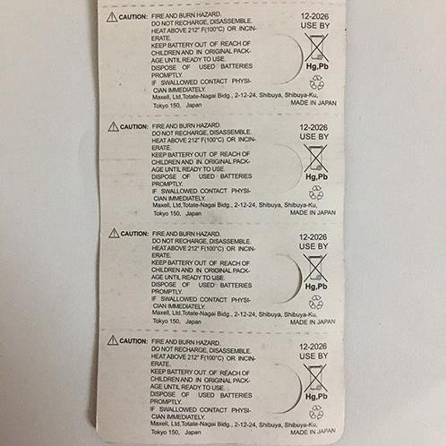 5 viên Pin Cmos 3V Lithium CR2032 Maxell