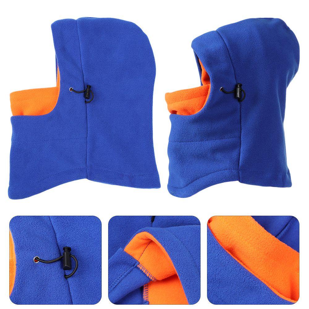 MELODG Mũ Trùm Đầu Giữ Ấm Cổ Bằng Lông Cừu Dành Cho Trẻ Em