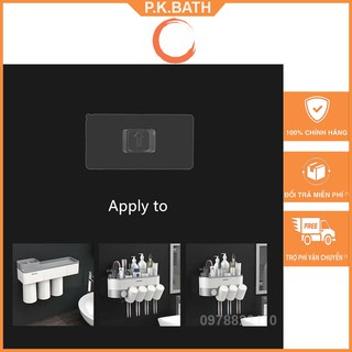 Mua Miếng Dán Kệ Nhà Tắm  Bộ Nhả Kem Đánh Răng - Giờ đây các bạn tha hồ thay đổi vị trí mình muốn mà ko lo ko có miếng dán