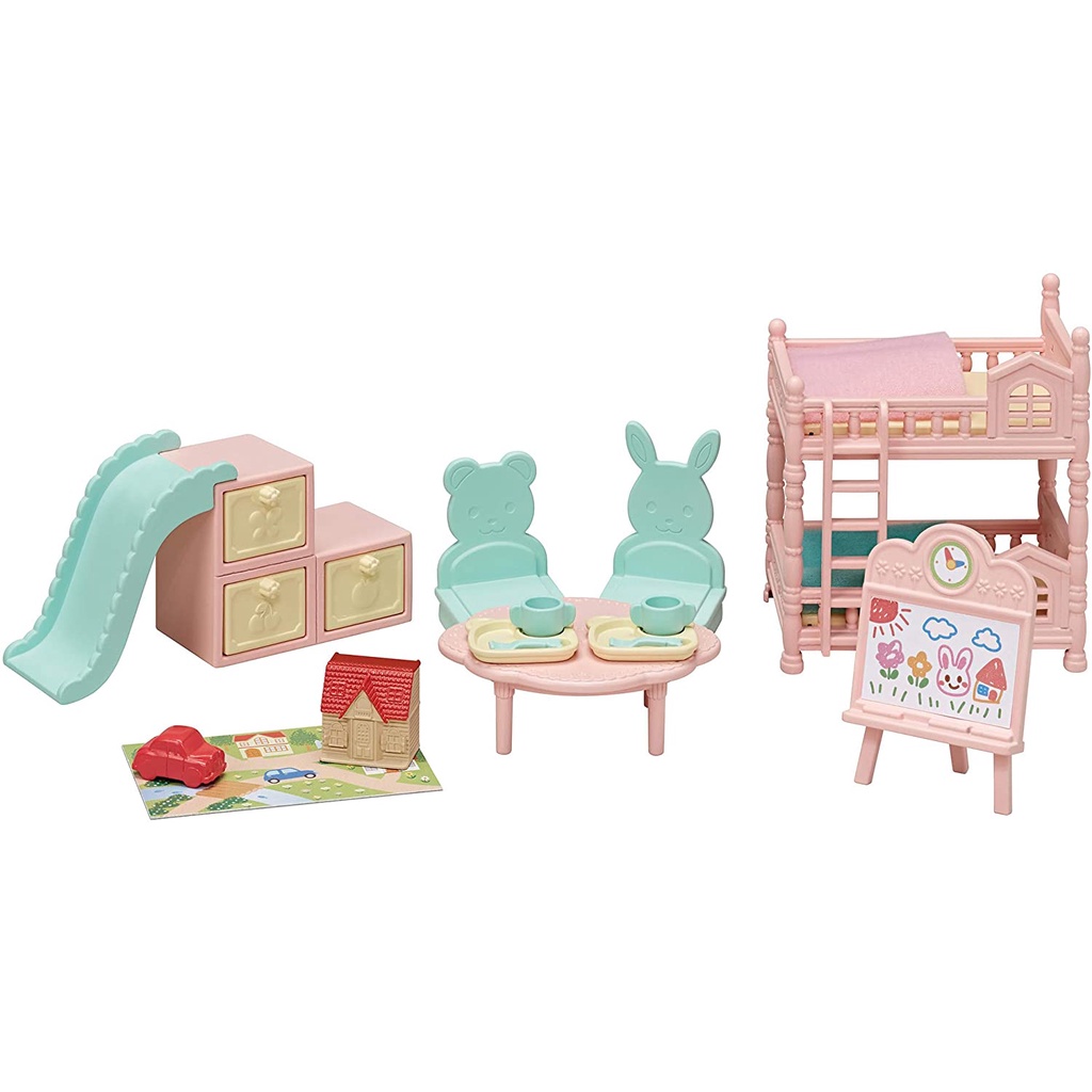 Sylvanian Families Bộ Nội Thất Phòng Em Bé Sinh Đôi Baby Room Set