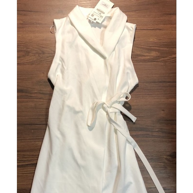 Áo gile dáng dài vạt chéo ZR