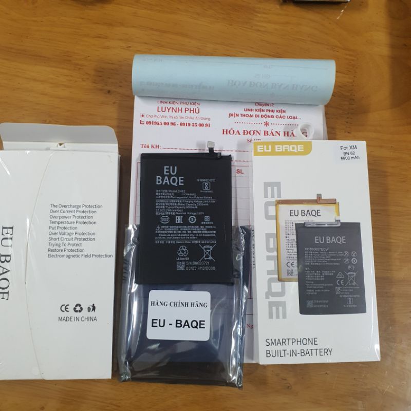 Pin redmi 9T BN62 BAQE EU 5900mAh chất lượng cao,pin zin new