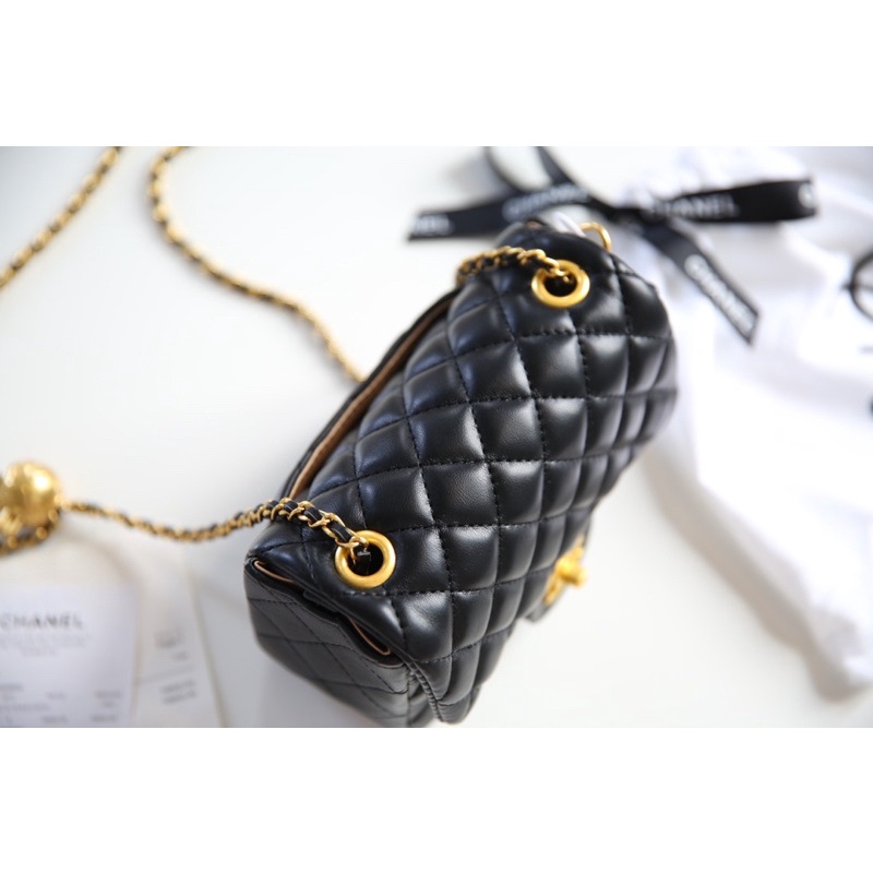 Túi chanel mini quả cầu size16cm fullbox vô cùng dễ thương