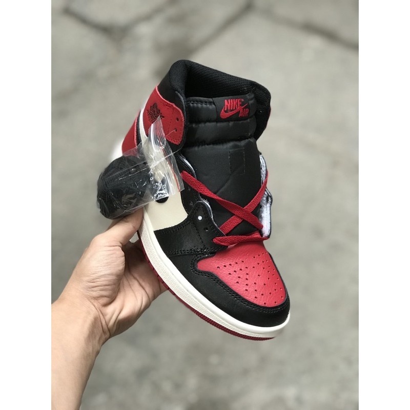 [Da thật] Giày JD1 Bred cao cổ da cao cấp | BigBuy360 - bigbuy360.vn