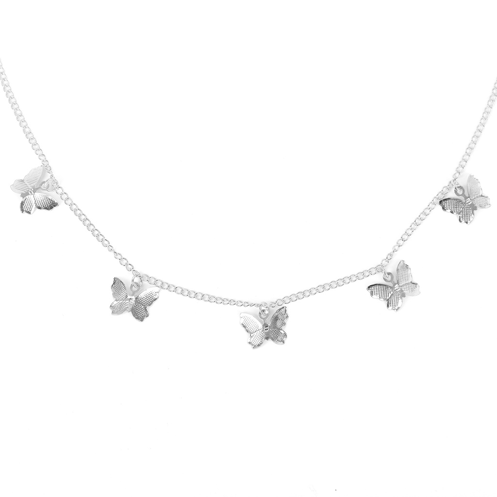 Dây Chuyền Bằng Hợp Kim Hình Bướm Đáng Yêu Cho Nữ