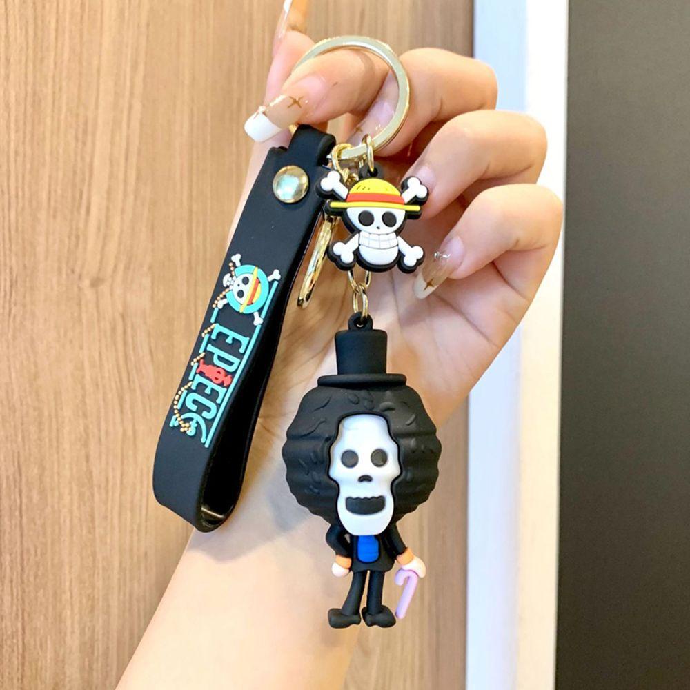 Búp Bê Silicon Hình Luffy Treo Điện Thoại / Chìa Khóa Trang Trí Xe Hơi