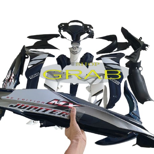Bộ vỏ nhựa Màu Xanh nhớt Loại Mắt Cáo  cho xe JUPITER MX Yamaha - TẶNG TEM XE LUÔN