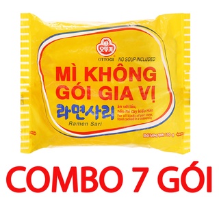 MÌ KHÔNG GÓI GIA VỊ OTTOGI 110g (COMBO 7 GÓI) Đặc sản 3 miền Amaxi
