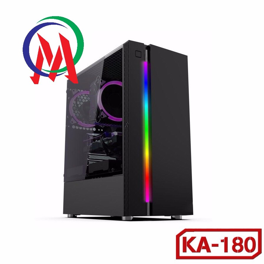 Vỏ Case máy tính VSP KA-180 Gaming đen