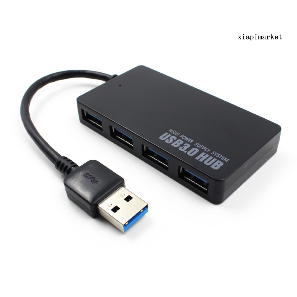 LOP_Ultra-thin 4 Ports High Speed USB 3.0 Hub Splitter Adapter for Desktop PC Laptop