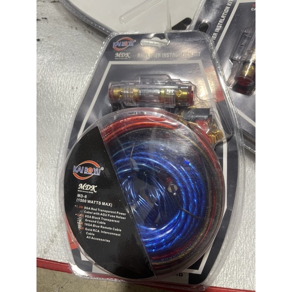 Full Set Cầu chì Và Dây Gắn Loa Sub Gầm ghế Ô Tô