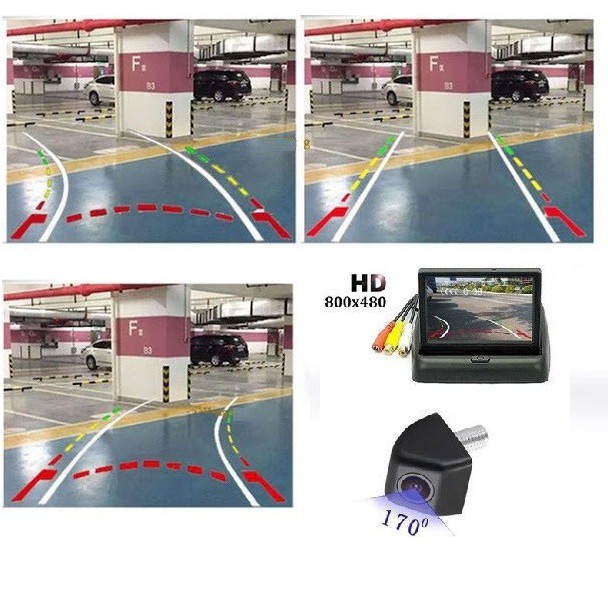 CAMERA AHD VẠCH CONG THEO GÓC ĐÁNH LÁI CAO CẤP, Camera AHD đánh lái theo vô lăng, camera lùi cao cấp siêu nét siêu bền | BigBuy360 - bigbuy360.vn