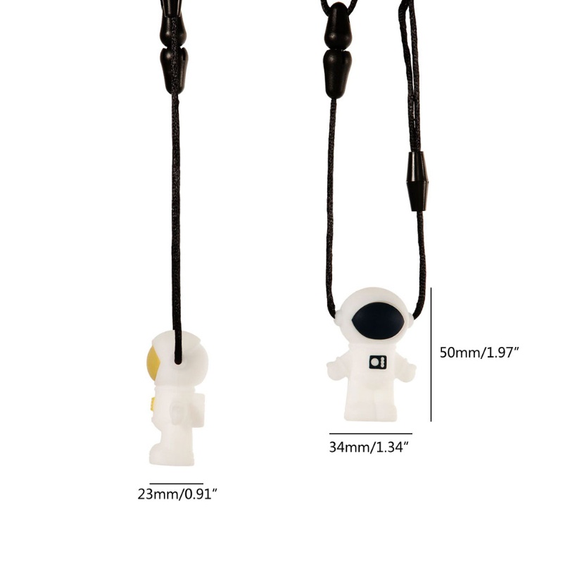 Đồ Chơi Nhai Gặm Hình Phi Hành Gia Bằng Silicone